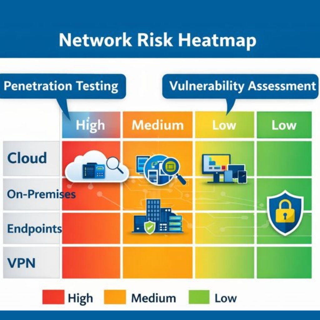 network risk heatmap